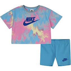 Nike Toddler Girls' Digi Dye Bike Short Set