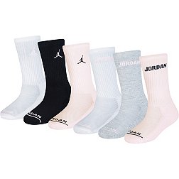 Jordan Girls' Legend Crew Socks - 6 Pack