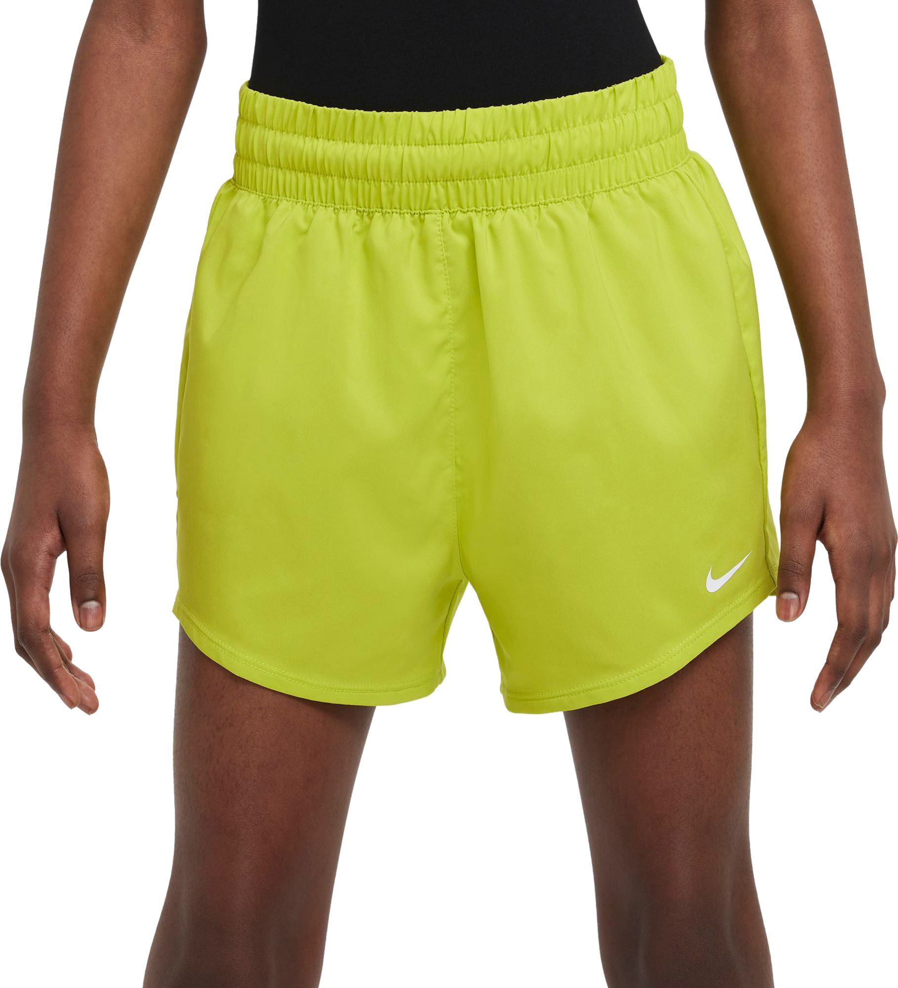 Nike Girls' Dri-FIT One High-Waisted Woven Training Shorts