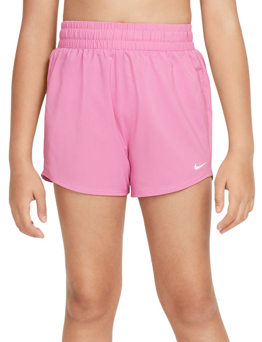 Nike Girls' Dri-FIT One High-Waisted Woven Training Shorts