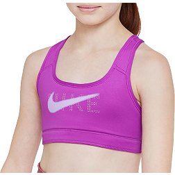 Nike Girls' Pro Swoosh Reversible Printed Sports Bra