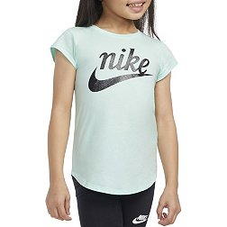 Nike Little Girls' Script Short Sleeve T-Shirt