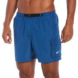 Nike Men's Belted Packable 5” Volley Swim Shorts