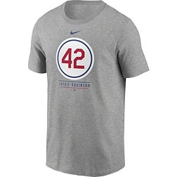 Nike Men's Los Angeles Dodgers Gray Team 42 T-Shirt