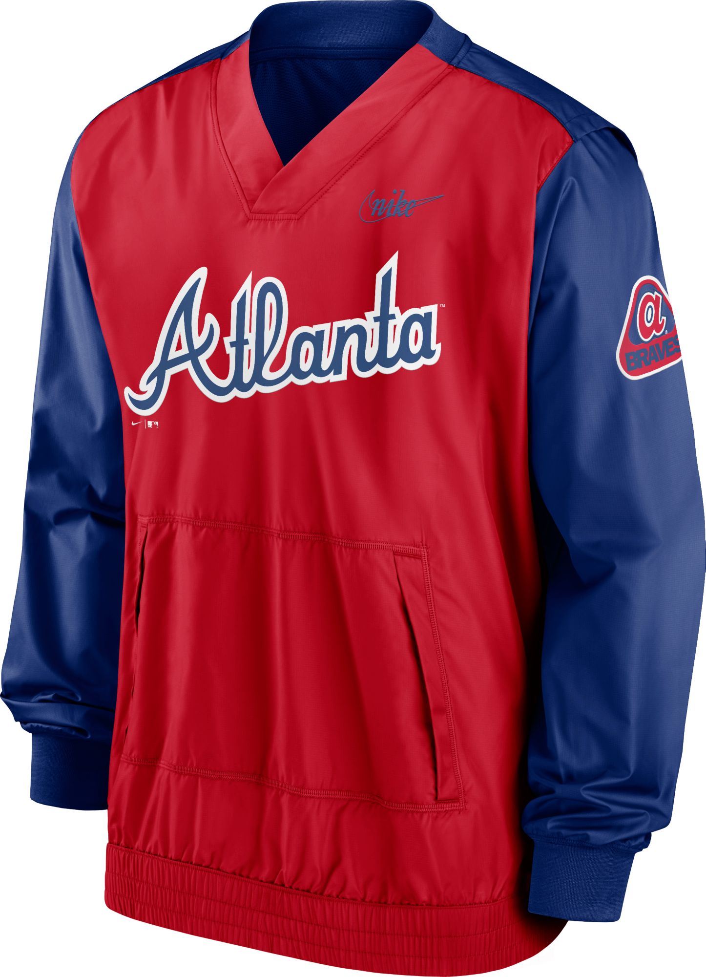 Nike Men's Atlanta Braves Navy Authentic Collection Long-Sleeve