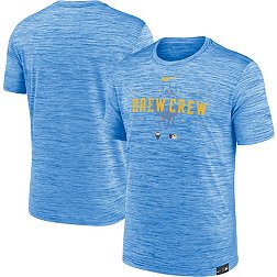 Nike Men's Milwaukee Brewers Authentic Collection City Connect Velocity T-Shirt