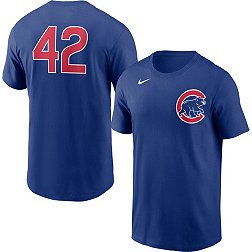 Nike Men's Chicago Cubs Blue Team 42 T-Shirt