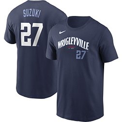 Nike Men's Chicago Cubs Seiya Suzuki #27 2023 City Connect T-Shirt