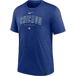Nike Men's Chicago Cubs Royal Authentic Collection Early Work Performance T-Shirt