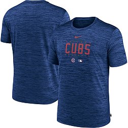 Nike Men's Chicago Cubs Royal Authentic Collection Velocity T-Shirt