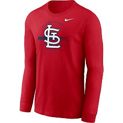 Nike Men's St. Louis Cardinals Red Arch Over Logo Long Sleeve T-Shirt