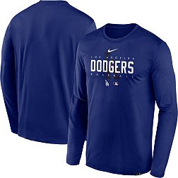 Nike Men's Los Angeles Dodgers Royal Authentic Collection Long-Sleeve Legend T-Shirt