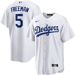 Nike Men's Los Angeles Dodgers Freddie Freeman  #5 White Home Cool Base Jersey