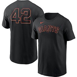 Nike Men's San Francisco Giants Black Team 42 T-Shirt