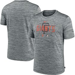 Nike Men's San Francisco Giants Gray Authentic Collection Velocity T-Shirt