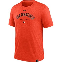 Nike Men's San Francisco Giants Orange Authentic Collection Early Work Performance T-Shirt