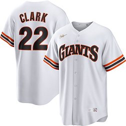 Nike Men's San Francisco Giants Cooperstown Will Clark #22 White Cool Base Jersey
