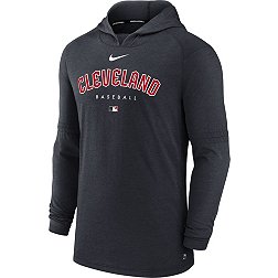 Nike Men's Cleveland Guardians Navy Authentic Collection Dri-FIT Hoodie