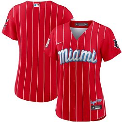 Miami Marlins Majestic Cooperstown Collection Team Cool Base Jersey -  White/Teal