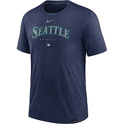 Nike Men's Seattle Mariners Navy Authentic Collection Early Work Performance T-Shirt