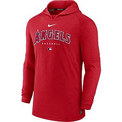 Nike Men's Los Angeles Angels Red Authentic Collection Dri-FIT Hoodie