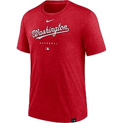 Nike Men's Washington Nationals Red Authentic Collection Early Work Performance T-Shirt