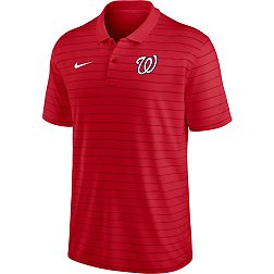 Nike Men's Washington Nationals Red Authentic Collection Victory Polo T-Shirt