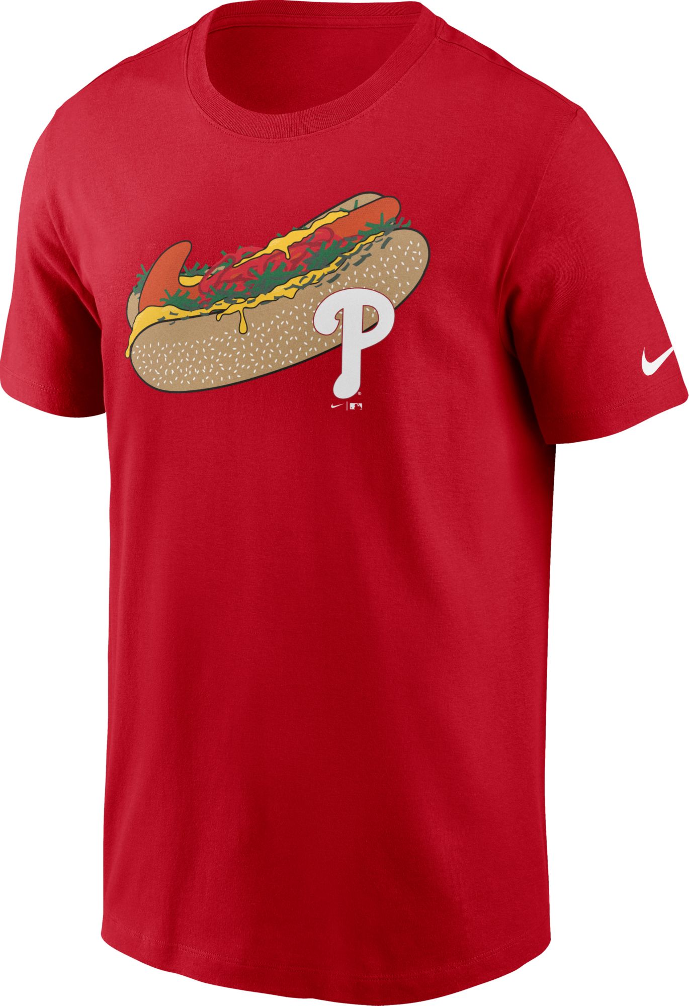 Men's Philadelphia Phillies Red Local Dog T-Shirt