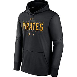 Nike Men's Pittsburgh Pirates Black Authentic Collection Therma-FIT Hoodie