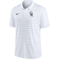Nike Men's Colorado Rockies White Authentic Collection Victory Polo T-Shirt