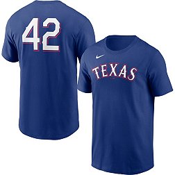 Nike Men's Texas Rangers Blue Team 42 T-Shirt