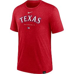 Nike Men's Texas Rangers Red Authentic Collection Early Work Performance T-Shirt