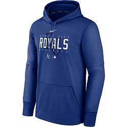 Kansas City Royals Nike Women's Cooperstown Collection Rewind Raglan  T-Shirt - Light Blue/Heathered Royal