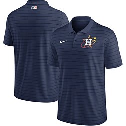 Nike Men's Houston Astros City Connect Striped Polo T-Shirt