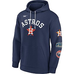 Houston Astros Mitchell & Ness Women's Cooperstown Collection Logo 3.0 Pullover  Sweatshirt - Heather Gray