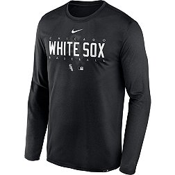 Nike Men's Chicago White Sox Black Authentic Collection Long-Sleeve Legend T-Shirt