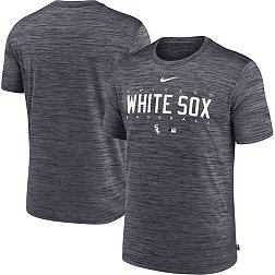 Men's '47 Heathered Gray/Black Chicago White Sox 1900 Inaugural Season Vintage Raglan 3/4-Sleeve T-Shirt Size: Extra Large