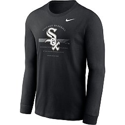 Chicago White Sox Big & Tall Primary Team Logo Long Sleeve T-Shirt - Black
