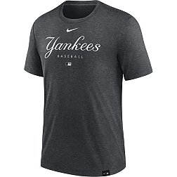 Mitchell & Ness New York Yankees Long-Sleeve Crewneck Tee 3X Black/White/Multi