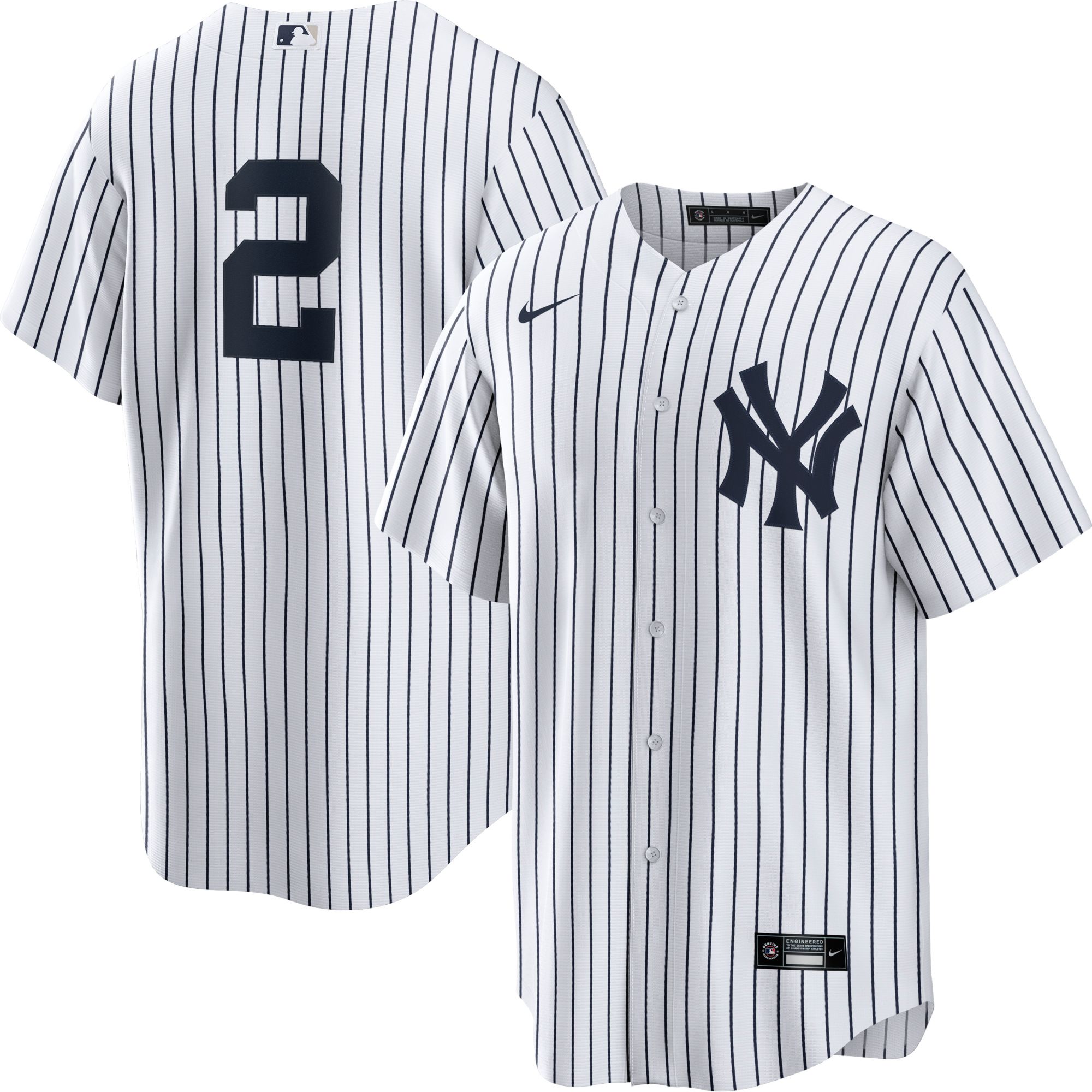 Nike Men's New York Yankees Mickey Mantle #7 White Cool Base Jersey