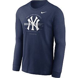 Nike Men's New York Yankees Navy Arch Over Logo Long Sleeve T-Shirt
