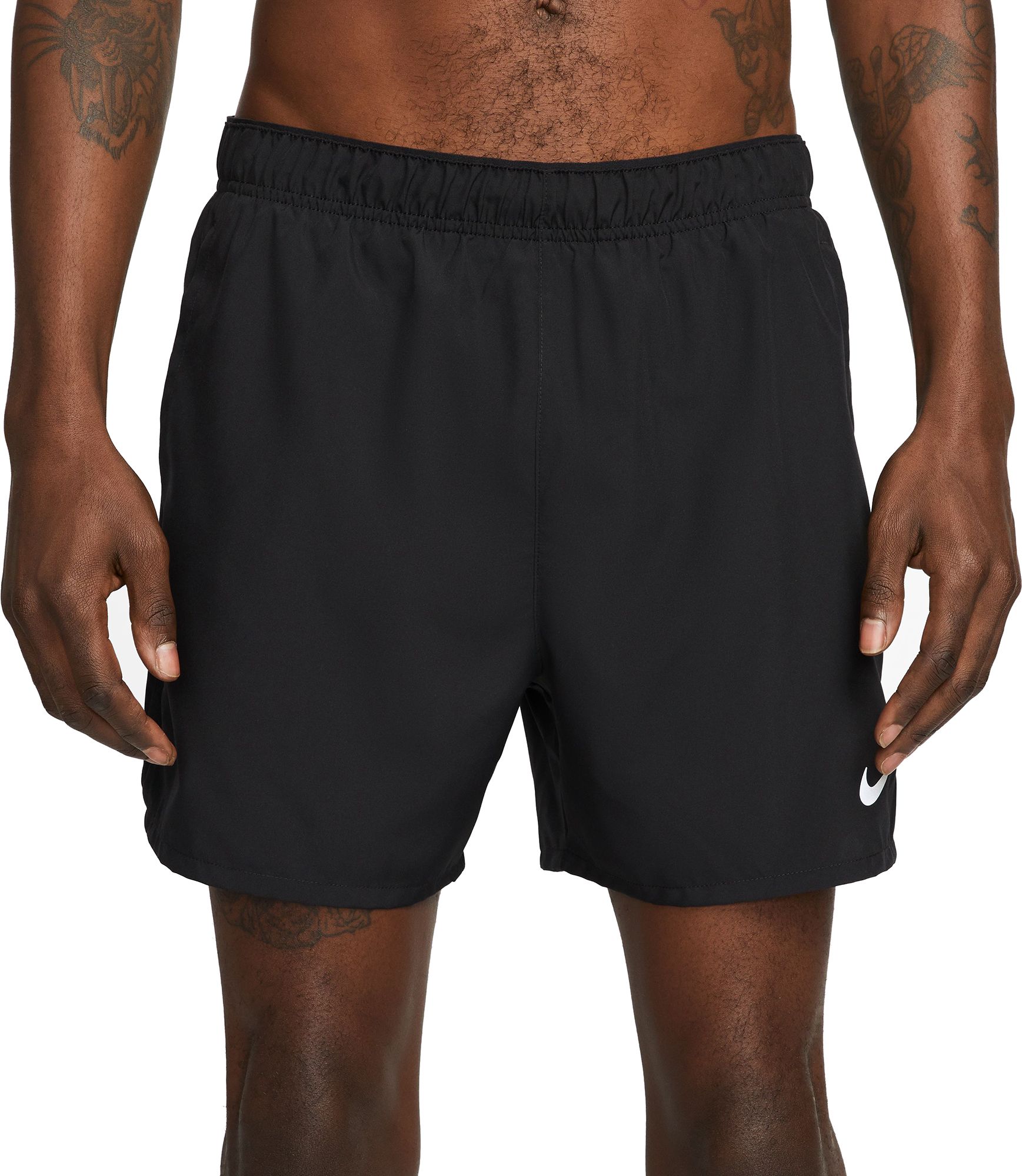 Nike Men's Dri-FIT Challenger 5" Brief-Lined Versatile Shorts Black thumbnail