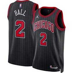 Nike Men's Chicago Bulls Lonzo Ball #2 Black Dri-FIT Swingman Jersey