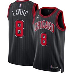 Nike Men's Chicago Bulls Zach LaVine #8 Black Dri-FIT Swingman Jersey