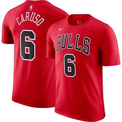 Nike Men's Chicago Bulls Alex Caruso #6 Red T-Shirt