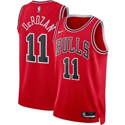 Nike Men's Chicago Bulls Demar Derozan Red Dri-FIT Swingman Jersey