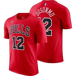 Nike Men's Chicago Bulls Ayo Dosunmu #12 Red T-Shirt