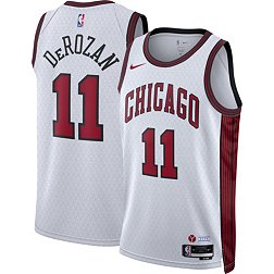 Nike Men's 2022-23 City Edition Chicago Bulls Demar Derozan #11 White Dri-FIT Swingman Jersey