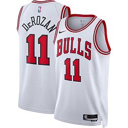 Nike Men's Chicago Bulls Demar Derozan #11 White Dri-FIT Swingman Jersey