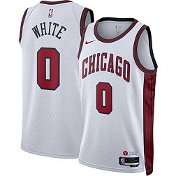 Nike Men's 2022-23 City Edition Chicago Bulls Coby White #0 White Dri-FIT Swingman Jersey